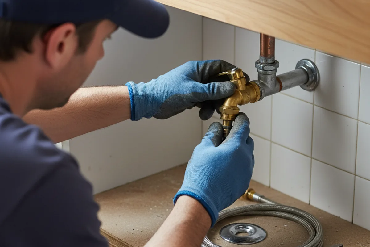 Shutoff valve and fitting work during Repiping in Depew
